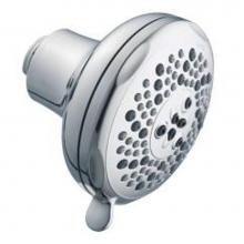 Moen 3855 - Chrome five-function 4'' diameter spray head standard