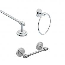 Moen DN0793CH - Chrome Pivoting Paper Holder Towel Ring Towel Bar