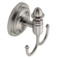 Moen DN4103BN - Brushed nickel double robe hook