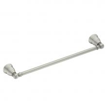 Moen YB1018BN - Brushed nickel 18'' towel bar