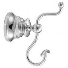 Moen YB9803CH - Waterhill - Chrome Double Robe Hook