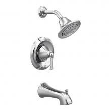 Moen T4503EP - Wynford Single-Handle 1-Spray Posi-Temp Tub and Shower Faucet Trim Kit in Chrome (Valve Sold Separ