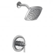 Moen UTS2912EP - Flara M-CORE 2-Series Eco Performance 1-Handle Shower Trim Kit in Chrome (Valve Sold Separately)