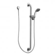 Moen 52236GBM25 - Chrome/stainless slide bar/grab bar shower