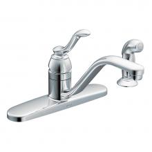 Moen 7051 - Chrome One-Handle Kitchen Faucet