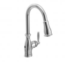 Moen 7185EWC - Moen Brantford Motionsense Wave Touchless One-Handle Pulldown Kitchen Faucet Featuring Reflex, Chr