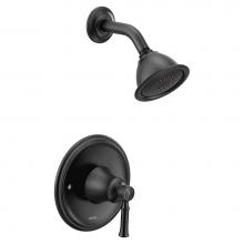 Moen T2182BL - Dartmoor 1-Handle Posi=Temp Shower Only Trim Kit in Matte Black