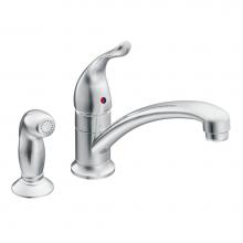 Moen 7437 - Chateau One-Handle Low Arc Kitchen Faucet, Chrome