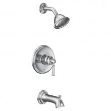 Moen UT2183EP - Dartmoor M-CORE 2-Series Eco Performance 1-Handle Tub and Shower Trim Kit in Chrome (Valve Sold Se