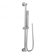 Moen 3887EP - Modern Eco-Performance Handshower Handheld Shower with 30-Inch Slide Bar and 69-Inch Metal Hose, C