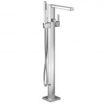 Moen S905 - 90 Degree One-Handle Freestanding Floor Mount Tub Filler with Handshower, Chrome