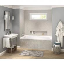 Maax 106213-000-001-103 - Pose 7242 IF Acrylic Alcove Left-Hand Drain Bathtub in White