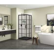 Radia Square 32 x 32 x 71.5 in. 6 mm Sliding Shower Door for