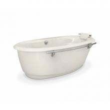 Maax 100084-094-007 - Souvenir With Apron 71.75 in. x 43.625 in. Freestanding Bathtub with Combined Hydromax/Aerofeel Sy