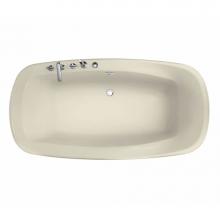 Maax 101317-055-004 - Eterne 7236 Acrylic Drop-in Center Drain Aerofeel Bathtub in Bone