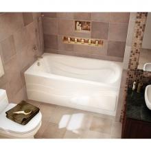 Maax 102201-R-103-001 - Tenderness 59.875 in. x 31.75 in. Alcove Bathtub with Aeroeffect System Right Drain in White