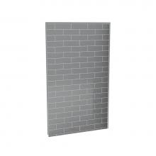 Maax 103411-301-501 - Utile 48 in. x 1.125 in. x 80 in. Direct to Stud Back Wall in Ash Grey