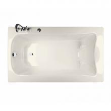 Maax 105311-000-007 - Release 6036 Acrylic Drop-in End Drain Bathtub in Biscuit