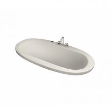 Maax 105509-000-007 - Jazz 66 in. x 36 in. Drop-in Bathtub with Center Drain in Biscuit