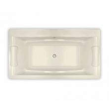 Maax 105743-000-004 - Optik C 66 in. x 36 in. Drop-in Bathtub with Center Drain in Bone