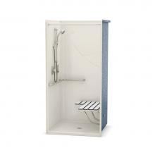 Maax 106032-000-007 - OPS-3636 COMPLETE ACCESSIBILITY PACKAGE 36 in. x 36 in. x 76.625 in. 1-piece Shower with No Seat,