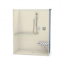 Maax 106038-R-000-004 - OPS-6030 - ADA/ANSI compliant (with Seat) 60 in. x 30.25 in. x 76.625 in. 1-piece Shower with Righ