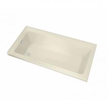 Maax 106198-R-000-004 - Pose 6030 IF Acrylic Alcove Right-Hand Drain Bathtub in Bone