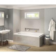 Maax 106199-R-000-001 - Pose IF 59.625 in. x 29.875 in. Corner Bathtub with Right Drain in White