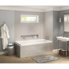 Maax 106200-R-000-001 - Pose IF 59.625 in. x 29.875 in. Corner Bathtub with Right Drain in White