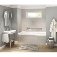 Maax 106201-R-000-001 - Pose IF 59.625 in. x 31.625 in. Alcove Bathtub with Right Drain in White