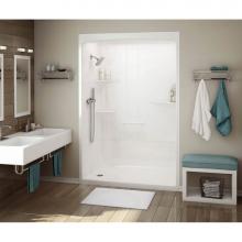 Maax 107002-RC-000-001 - ALLIA SHR-6034 Acrylic Alcove Center Drain One-Piece Shower in White