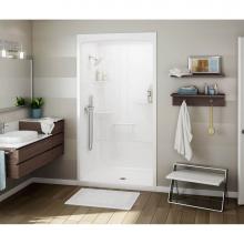 Maax 107004-L-000-001 - ALLIA SHR-4834 Acrylic Alcove Center Drain One-Piece Shower in White