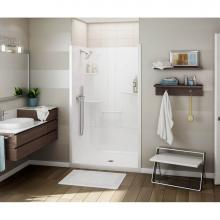 Maax 107005-L-000-001 - ALLIA SH-4834 Acrylic Alcove Center Drain One-Piece Shower in White