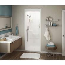 Maax 107006-S-000-001 - ALLIA SHR-3636 Acrylic Alcove Center Drain Three-Piece Shower in White