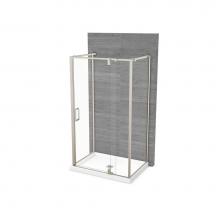 Maax 137864-900-305-000 - ModulR 48 x 34 x 78 in. 8mm Pivot Shower Door for Wall-mount Installation with Clear glass in Brus