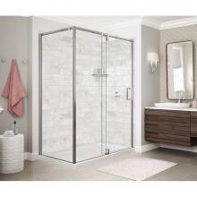 Maax 137869-900-084-000 - ModulR 60 x 36 x 78 in. 8mm Pivot Shower Door for Corner Installation with Clear glass in Chrome