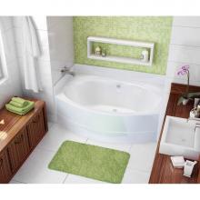 Maax 140112-000-006 - VO6042 5 FT 59.75 in. x 42 in. Alcove Bathtub with Center Drain in Sterling Silver