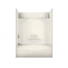 Maax 145006-R-000-007 - KDTS 59.875 in. x 30.125 in. x 77.5 in. 4-piece Tub Shower with Right Drain in Biscuit