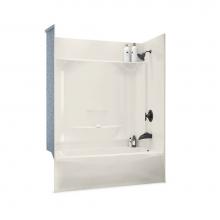 Maax 145012-L-000-007 - KDTS 59.875 in. x 32 in. x 79.25 in. 4-piece Tub Shower with Left Drain in Biscuit