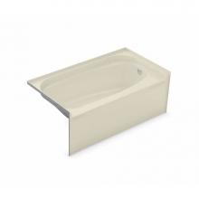 Maax 145014-R-000-004 - TOF-3260 59.75 in. x 33 in. Alcove Bathtub with Right Drain in Bone