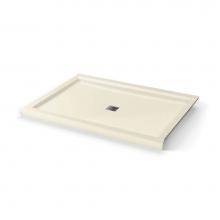 Maax 420036-503-004 - B3 Base 6042 Square Drain Right Corner Installation Bone / Natural