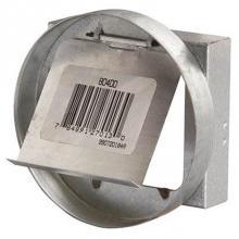 Broan Nutone 804DD - 4'' Diameter Galvanized Metal Duct Collar with Damper