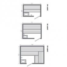 Steamist 2-056 - Pre-Fab Sauna Room 5 x 6