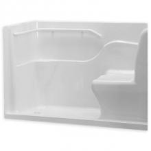 American Standard 3060SH.LW - Acrylic 30 x 60-Inch Walk-In Shower - Left-Hand Drain