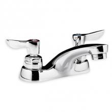 American Standard 5502140.002 - Monterrey® 4-Inch Centerset Cast Faucet With Lever Handles 1.5 gpm/5.7 Lpm With Grid Drain