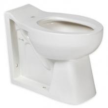 American Standard 3341001.020 - Huron® Floor-Mount, Back Outlet EverClean® Bowl With Integral Seat, Back Spud