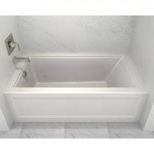 American Standard 2544102.222 - Town Square® S 60 x 32-Inch Integral Apron Bathtub With Right-Hand Outlet