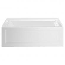 American Standard 2545102.222 - Town Square® S 60 x 30-Inch Integral Apron Bathtub With Right-Hand Outlet