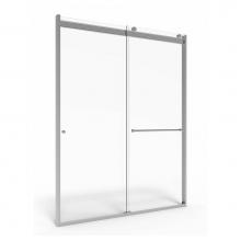 American Standard AM00810400.213 - 76-Inch Height Semi-Frameless Top-Roller Sliding Shower Door