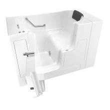 American Standard 3052OD.105.ALW-PC - Gelcoat Premium Series 30 x 52 -Inch Walk-in Tub With Air Spa System - Left-Hand Drain